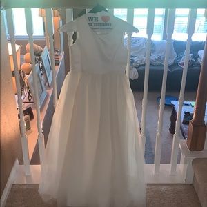 Beautiful White David’s Bridal Dress